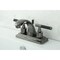 Kingston Brass NS4640DKL 4" Centerset Bathroom Faucet, Black Stainless Steel NS4640DKL - alternate 5
